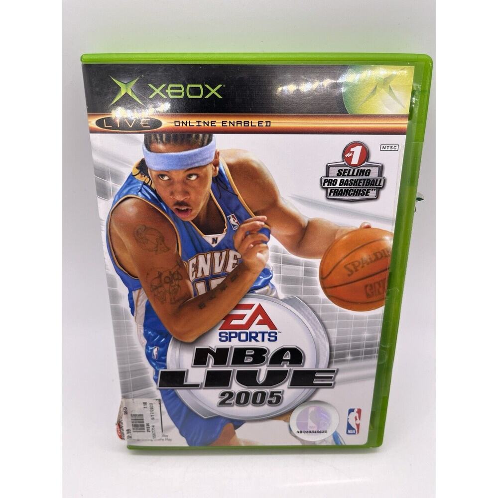 NBA Live 2005 (Microsoft Xbox) Complete CIB - TESTED